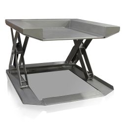 US FLL 1000 RF SS Sanitary Pan style Lift Table