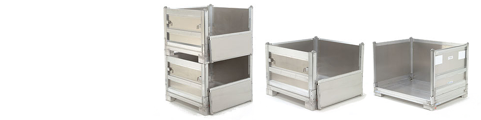 Aluminum Collapsible Containers